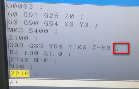 FANUC 系統(tǒng)PS0045 在(G73/G83)中未找到地址故障案例(圖4)