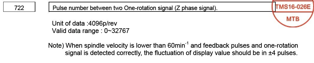 FANUC 0I-F主軸一轉(zhuǎn)信號(hào)診斷功能(圖10)