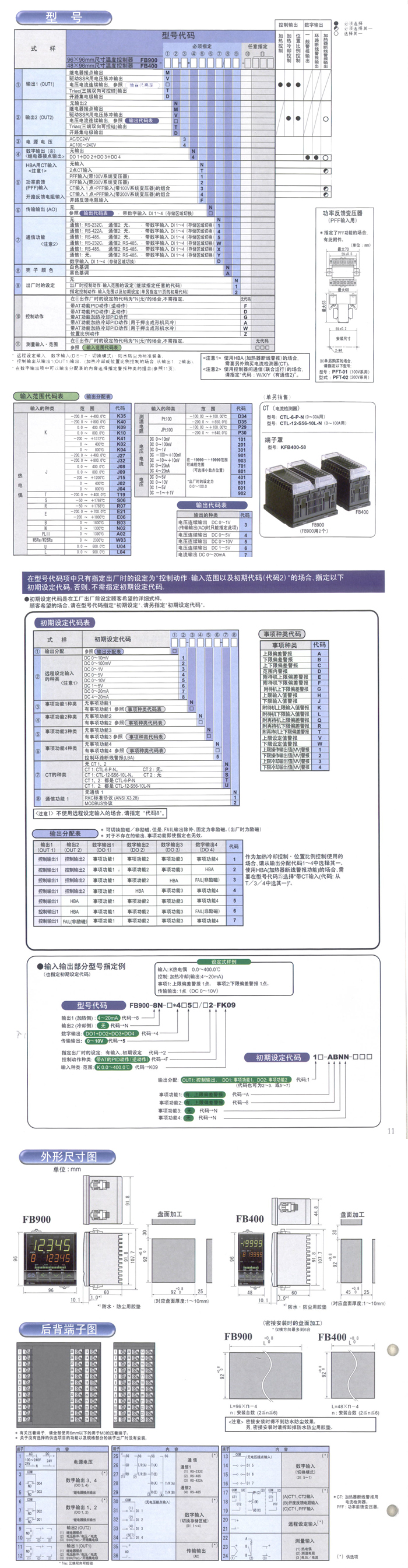 RKC溫控器fb900 系列 (圖1) RKC溫控器fb900 系列 (圖1)